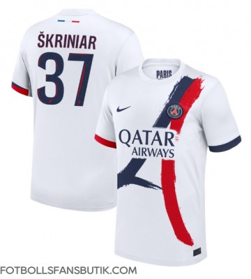 Paris Saint-Germain Milan Skriniar #37 Replika Bortatröja 2024-25 Kortärmad